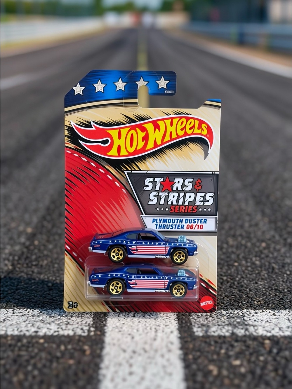 Hot Wheels Stars & Stripes Plymouth Duster Thruster - Blue 2-Pack